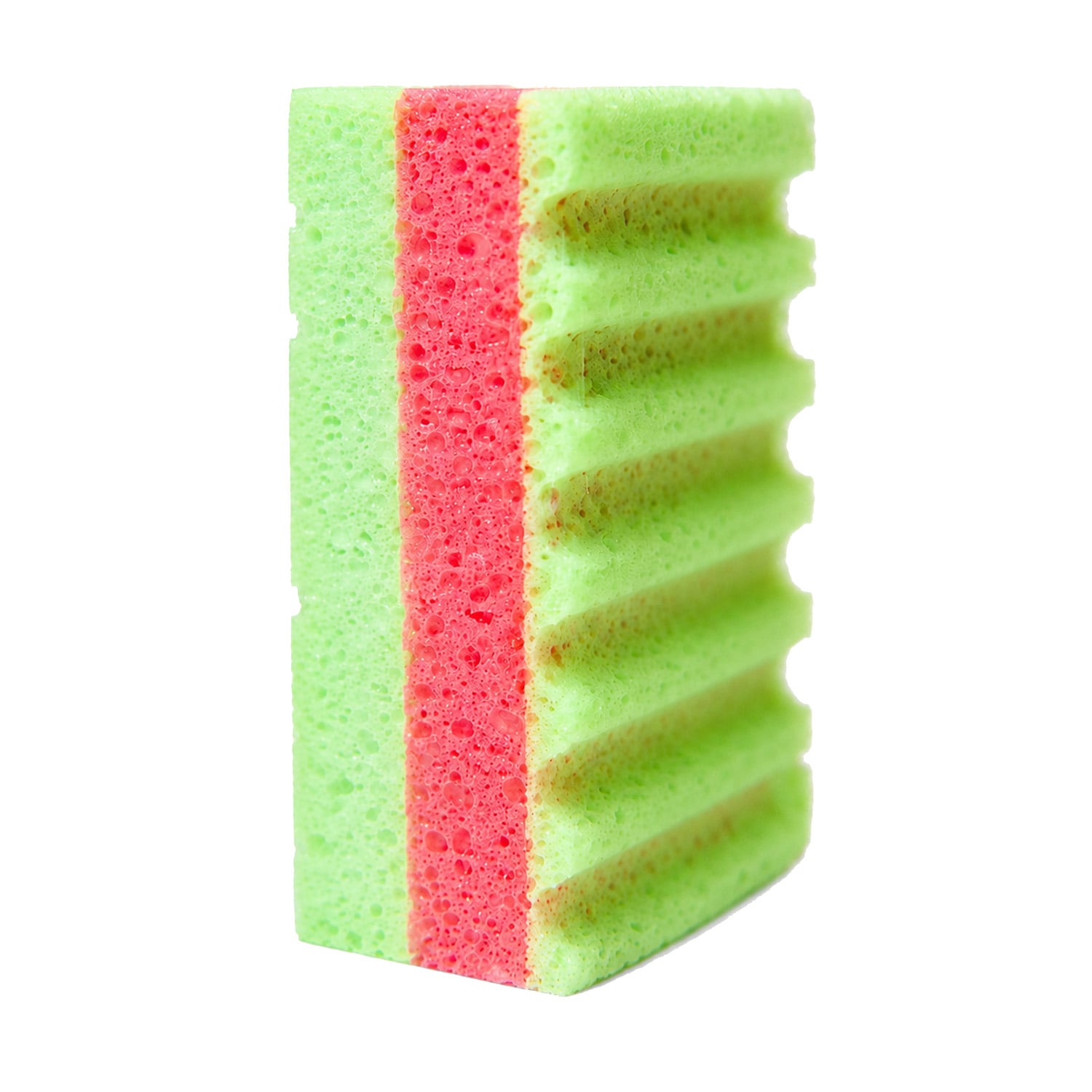 Мочалка MARTINI SPA Extra Gentle Multicolours Body Sponge зелено-червона (0018P00)